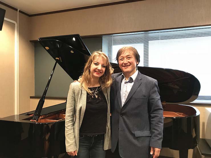 フランスの女流ピアニスト　リーズ・ドゥ・ラ・サールと大野和士さん